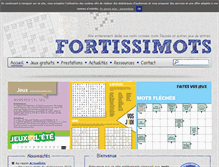 Tablet Screenshot of fortissimots.com